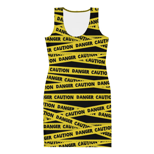 Yellow Caution Tape Dress