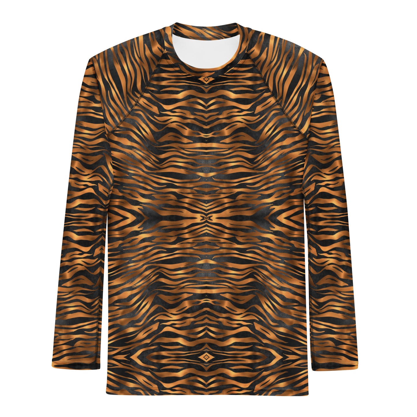 Tiger Print Kaleidoscope Rash Guard