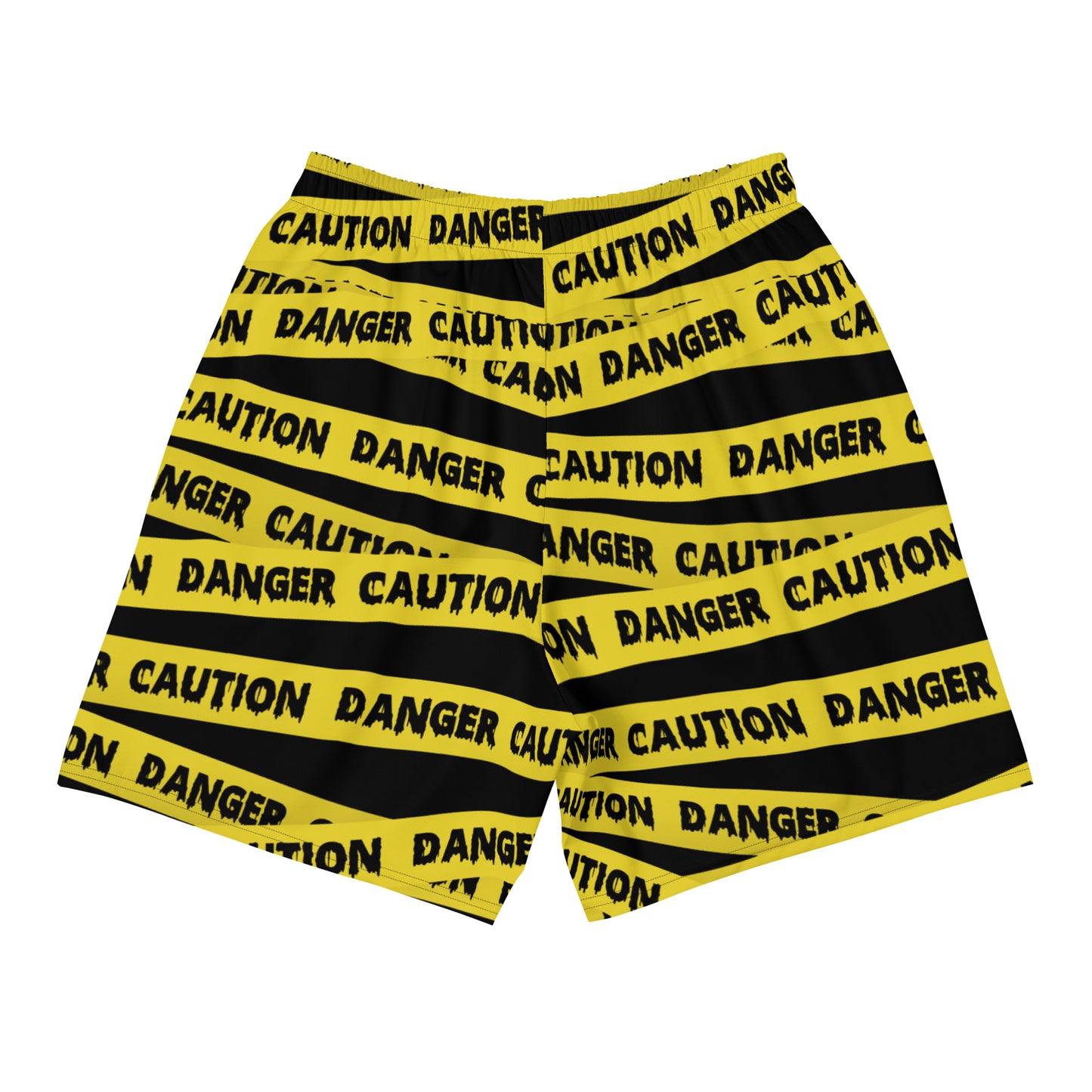 Caution Tape Collection Long Swim Shorts