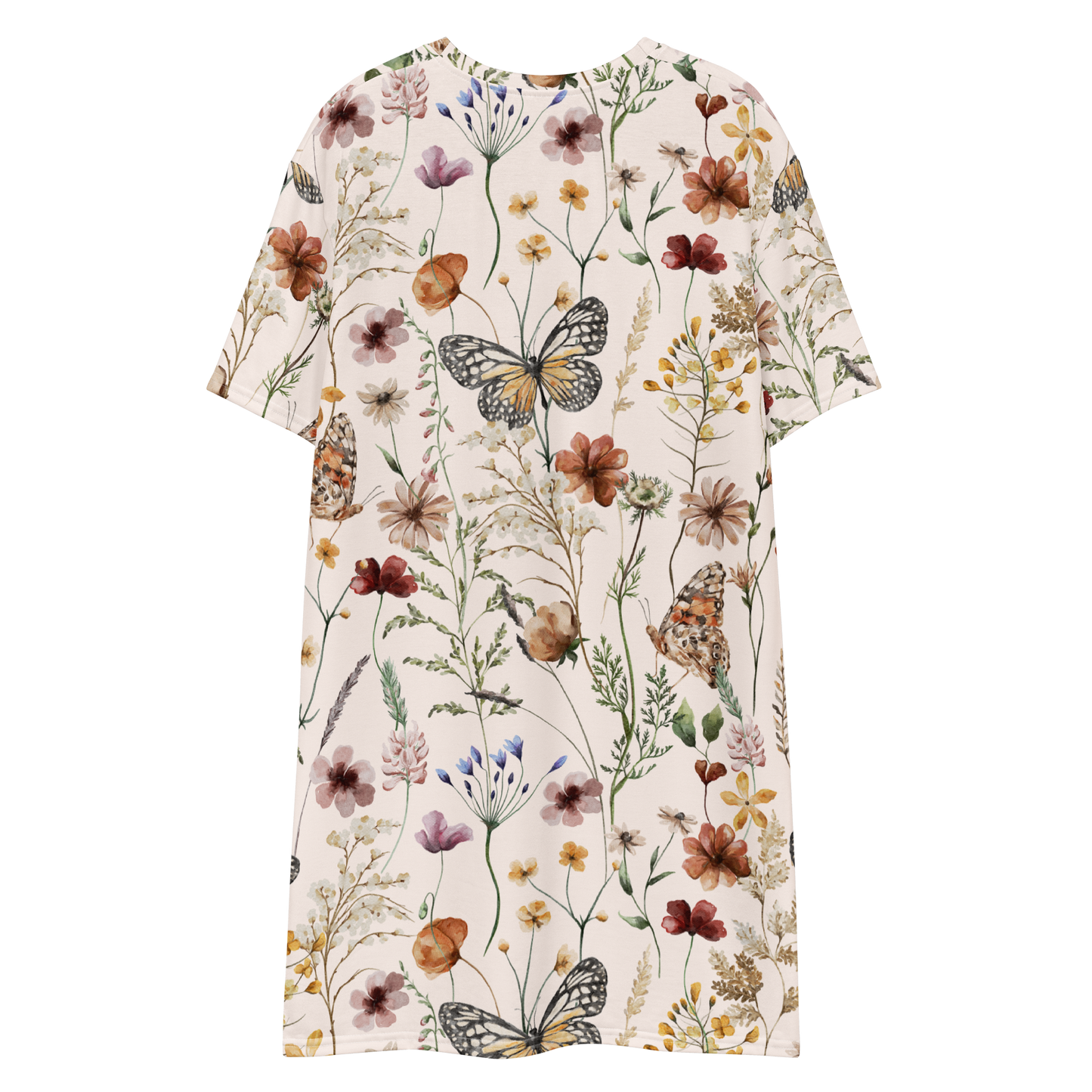 Woodland Butterfly T-shirt dress