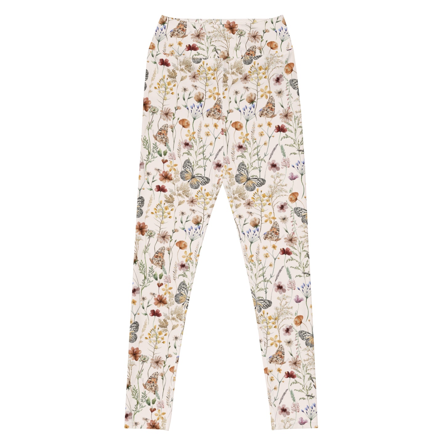 Woodland Butterfly Yoga Leggings