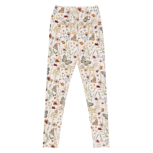 Woodland Butterfly Yoga Leggings