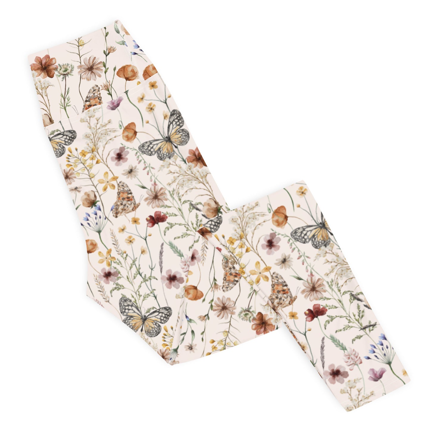 Woodland Butterfly Yoga Leggings