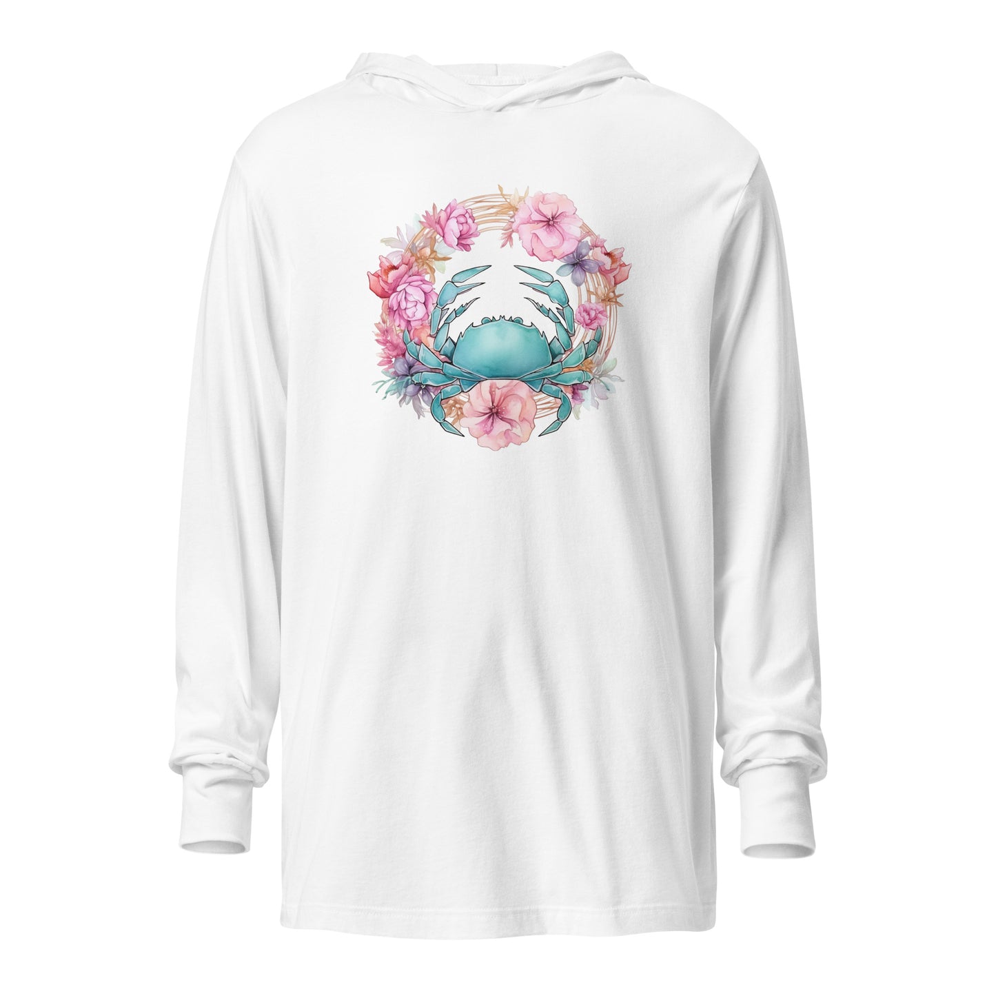 Cancer Hooded Long-Sleeve Tee