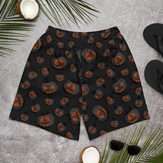 Dark Pumpkin - Long Swim Shorts