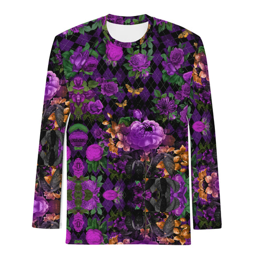 Purple Roses with Spiders - Rash Guard