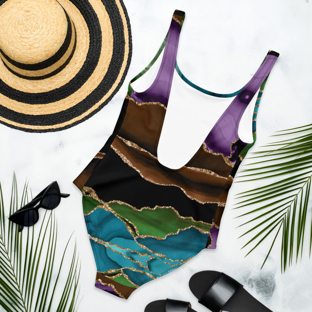 One Piece Swimsuit - Midnight Agate