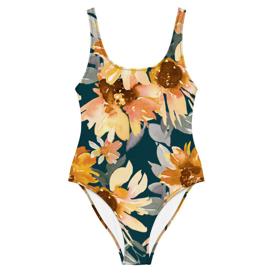 Sunflower One-Piece Swimsuit
