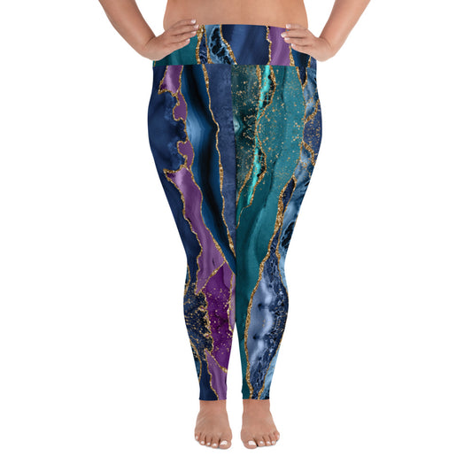 Mermaid Agate Leggings - (2XL-6XL)