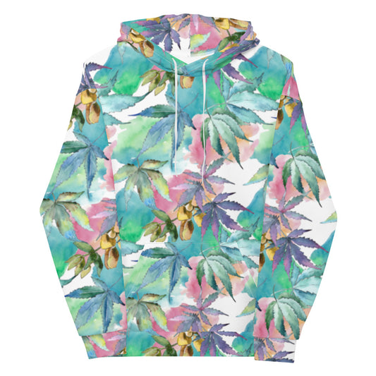 Watercolor Cannabis Hoodie