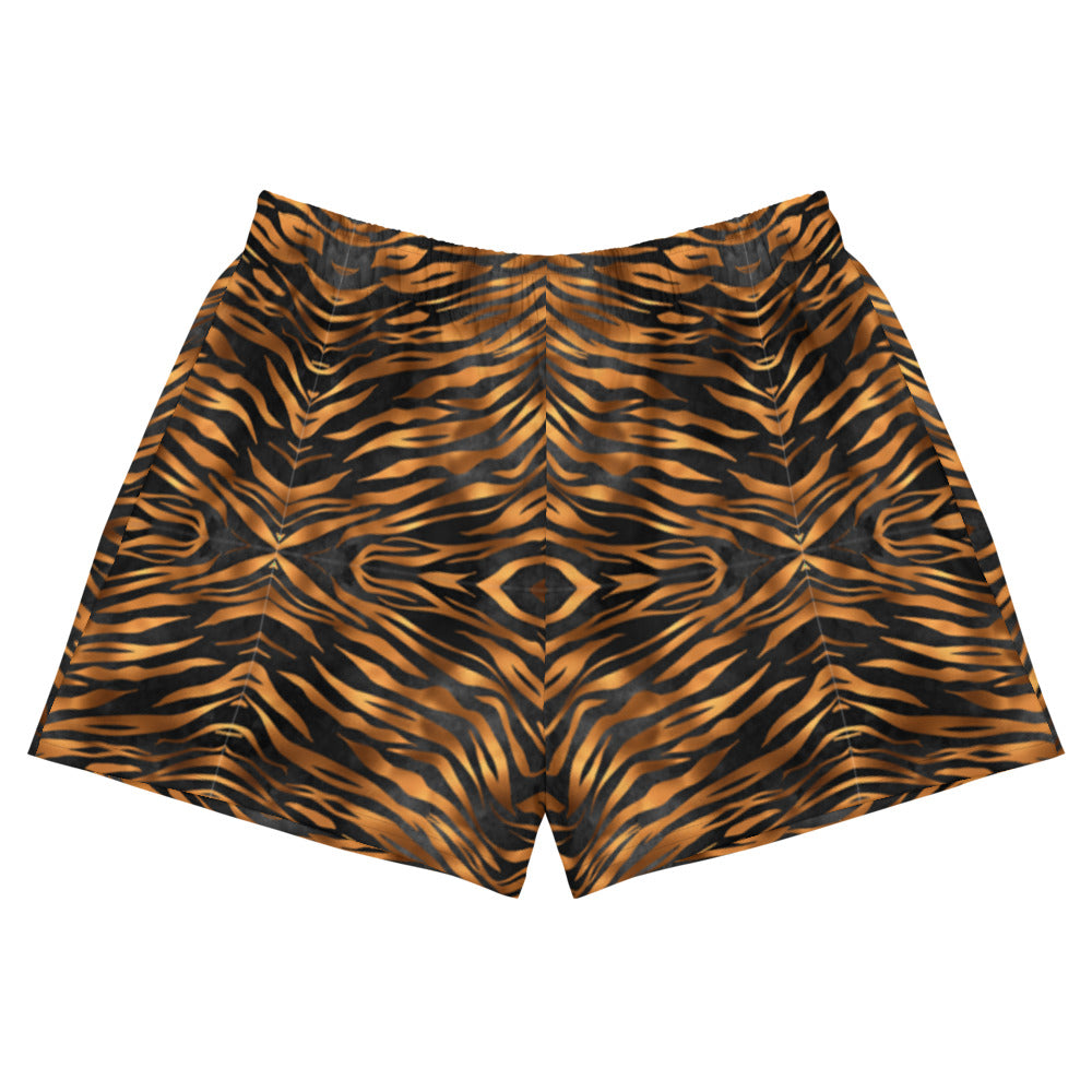 Tiger Print Kaleidoscope Short Swim Shorts