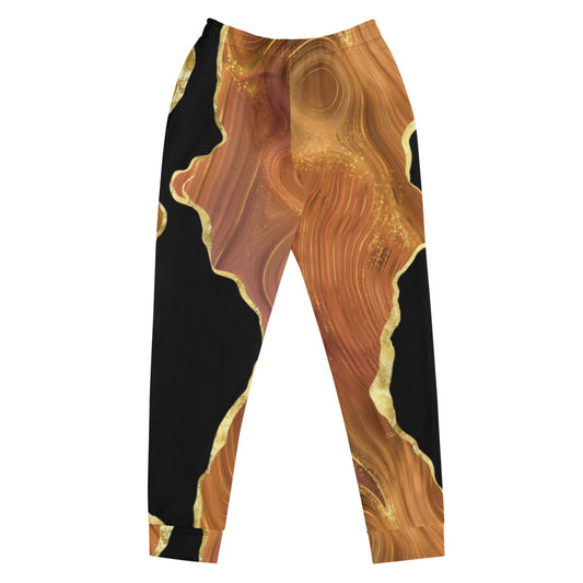 Women's Joggers - Black x Brown Agate