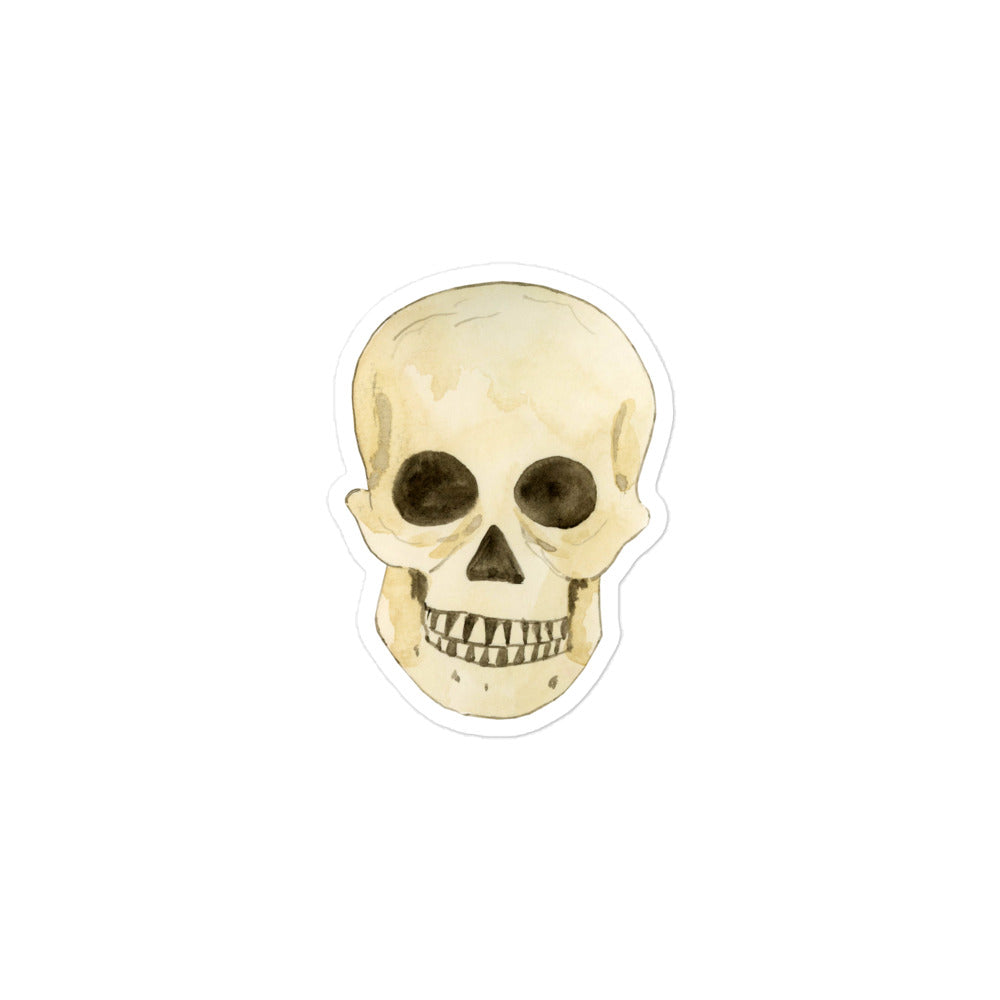 Halloween Skull Bubble-free Sticker