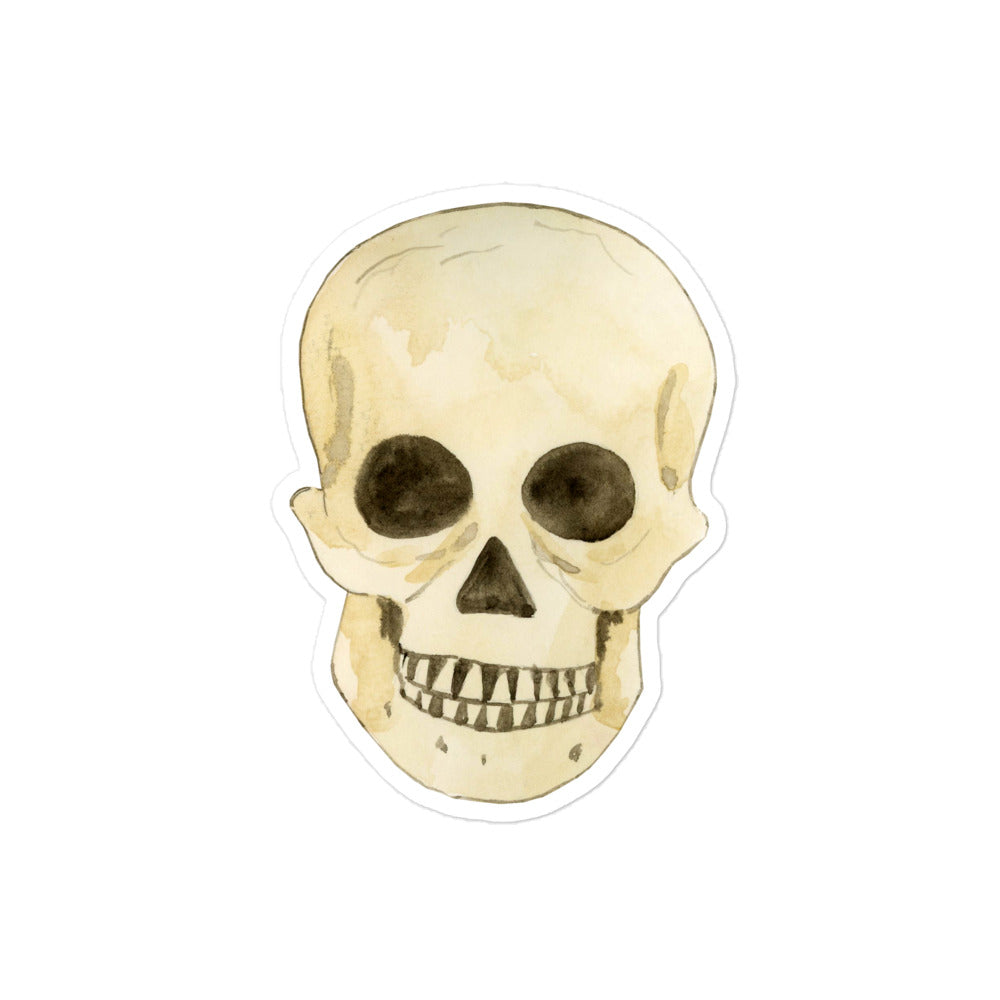 Halloween Skull Bubble-free Sticker