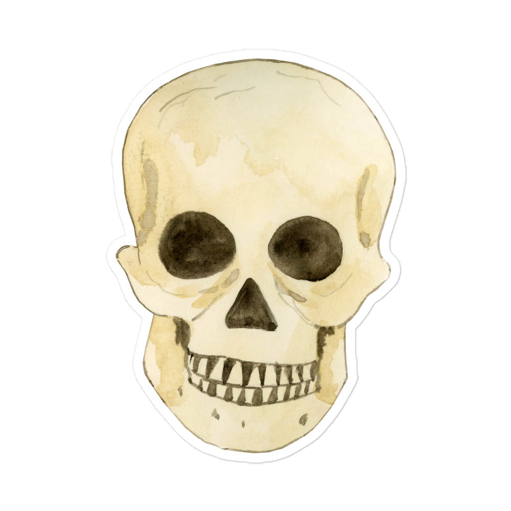 Halloween Skull Bubble-free Sticker