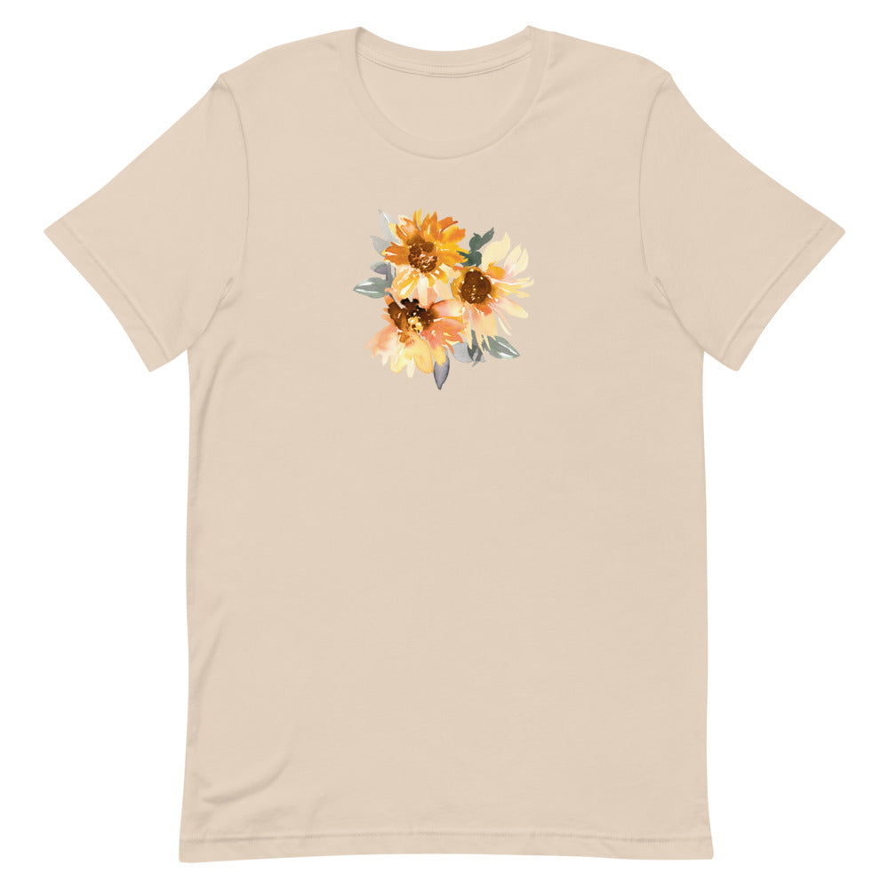 Grailed No Boundaries Dreamer Sunflower Butterfly Two Tone Split Tee in Brown/Tan, Women's (Size XL)