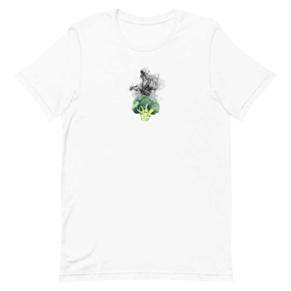 Smoking Broccoli Unisex T-Shirt - w