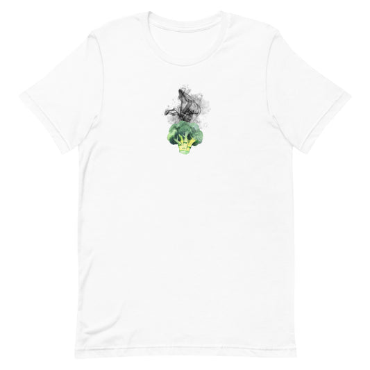 Smoking Broccoli Unisex T-Shirt - w